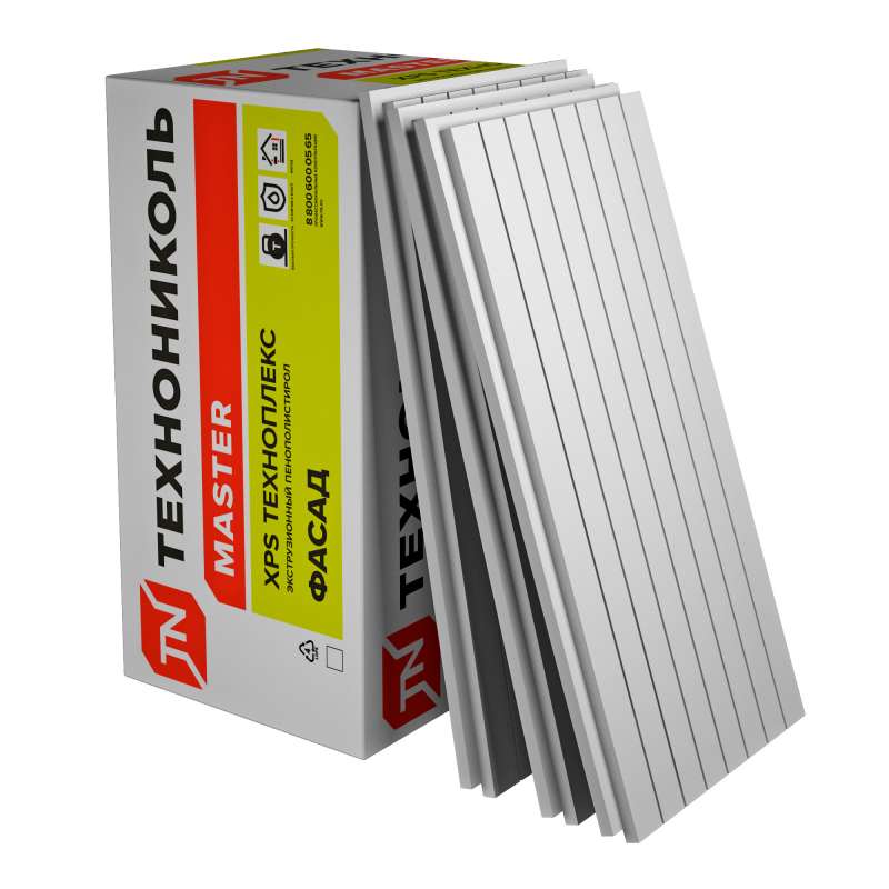 Экструзионный пенополистирол ТЕХНОНИКОЛЬ ТЕХНОПЛЕКС FAS